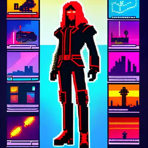 Pixel Art Gaming Character Midjourney Prompts Collection - Socialdraft