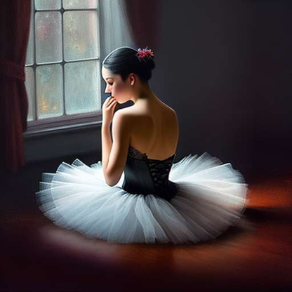 Darkly Romantic Ballerinas - Custom Midjourney Prompts - Socialdraft