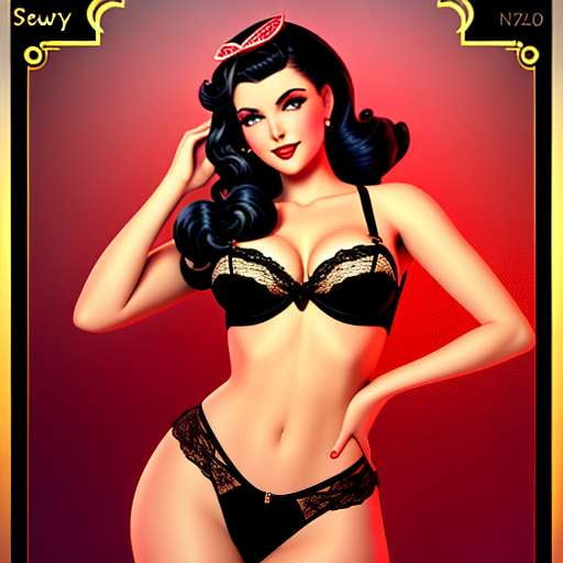 Grillig magnetron toevoegen aan Pin-up Lingerie Girl Midjourney Prompt - Customizable and Unique –  Socialdraft