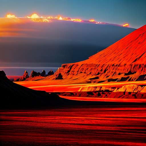 Volcano Landscape Midjourney Prompt: Create Your Own Masterpiece - Socialdraft