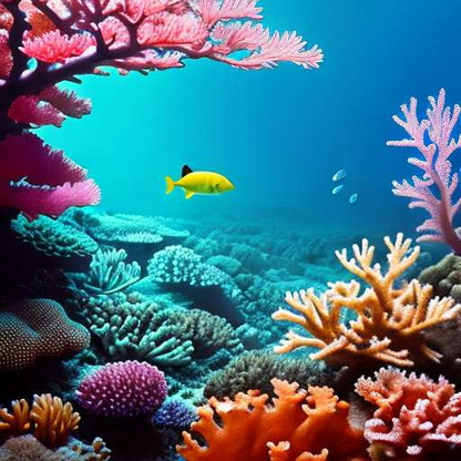 Great Barrier Reef Midjourney Art Prompt - Create Your Own Coral Aquarium - Socialdraft