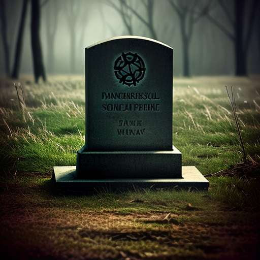 Paranormal Grave Site Midjourney Image Prompt - Socialdraft
