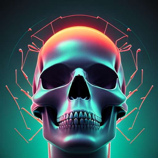 Midjourney Skulls of the Future Template - Create Your Own Unique Artwork - Socialdraft