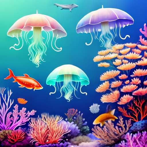 "Underwater Wonders: Custom Watercolor Midjourney Prompt for Oceanic Creatures" - Socialdraft