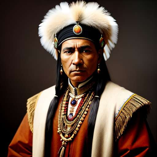 Native American Portrait Midjourney Prompt: Generate Unique Custom Portraits with AI-Driven Technology - Socialdraft