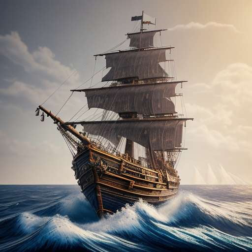 Customize Your Voyage with Realistic Pirate Ship Midjourney Prompts - Socialdraft