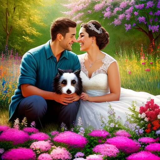 Animal Wedding Portrait Midjourney Prompt - Customize Your Own Whimsical Animal Couple for Your Big Day - Socialdraft