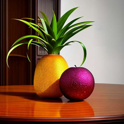 Art Deco Fruit Arrangement Midjourney Prompt for Customizable Creations - Socialdraft