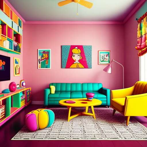 Midjourney Cartoon Living Rooms - Create Your Own Whimsical Space - Socialdraft