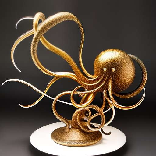 Octopus Sculpture Midjourney Prompt - Customizable Text-to-Image Art - Socialdraft