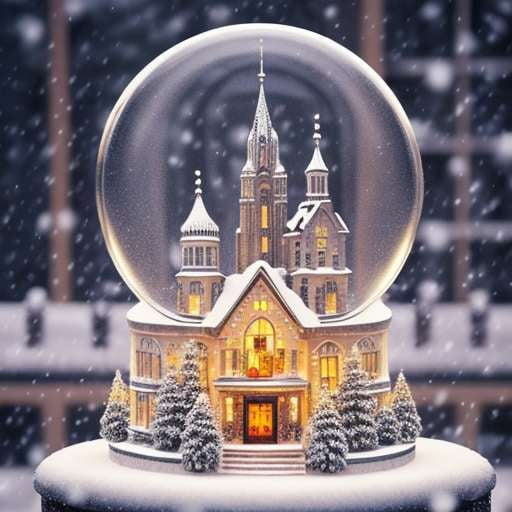 US Snow Globe Miniature City Collection - Socialdraft