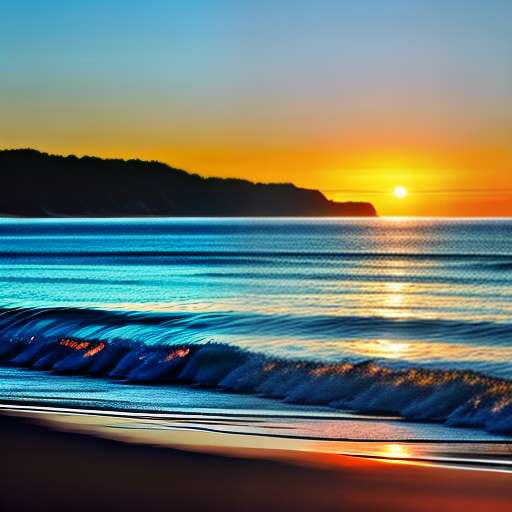 "Ocean Wave Yoga" - Custom Midjourney Prompt for Calming Art and Yoga Inspiration - Socialdraft