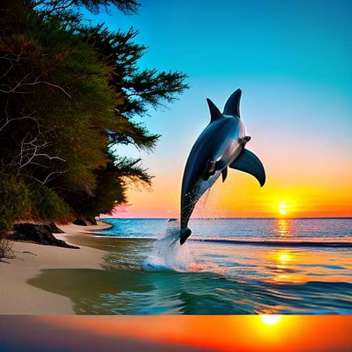 Dolphin Delight Midjourney Prompt - Create Fun & Playful Dolphin Art! - Socialdraft