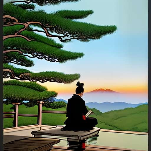 Samurai Kneeling in Prayer Midjourney Prompt - Customizable Art Creation Tool - Socialdraft
