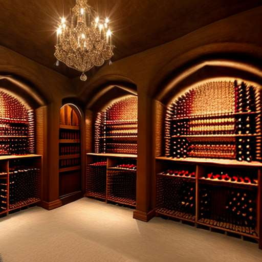 "Customizable Wine Cellar Designs - Generate your own perfect space with Midjourney" - Socialdraft