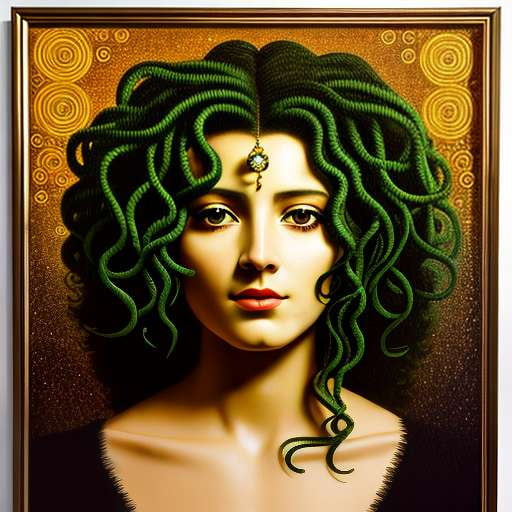 Midjourney Medusa Portrait: Customizable Mystic Art Prompt - Socialdraft