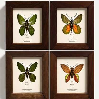 Vintage Insect Specimen Display Drawers for Home Decor and Collections - Socialdraft