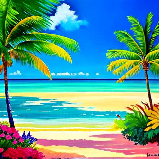 "Island Life" Custom Midjourney Prompt - Create Your Tropical Getaway - Socialdraft