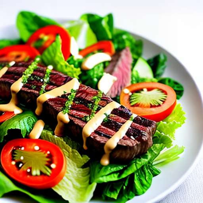 Midjourney Steak Caesar Salad Recipe Prompt for Custom Creation - Socialdraft