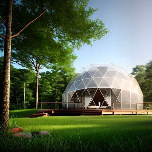 Geodesic Dome Midjourney Prompt for Custom Home Design - Socialdraft