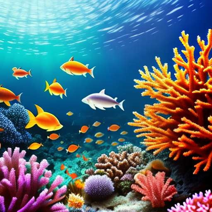 Sea Life Midjourney Illustration: Create Your Own Underwater Masterpiece - Socialdraft