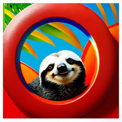 Sloth Donut Midjourney Prompt - Create Your Own Cute Sloth with Donut Artwork - Socialdraft