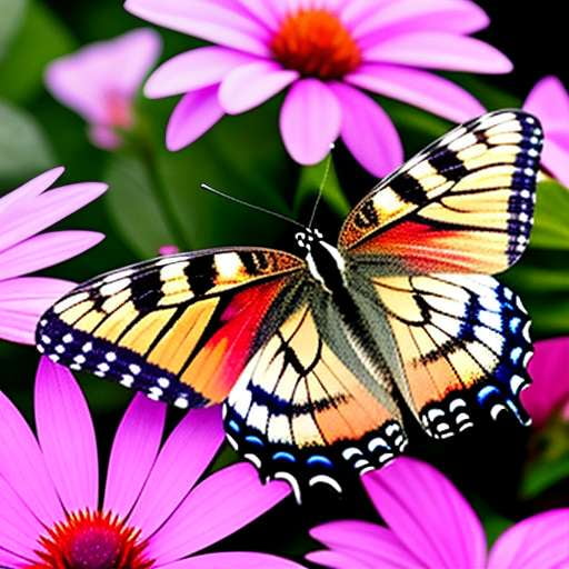 "Fluttery Garden" Midjourney Prompt - Customizable Butterfly Image Generation - Socialdraft