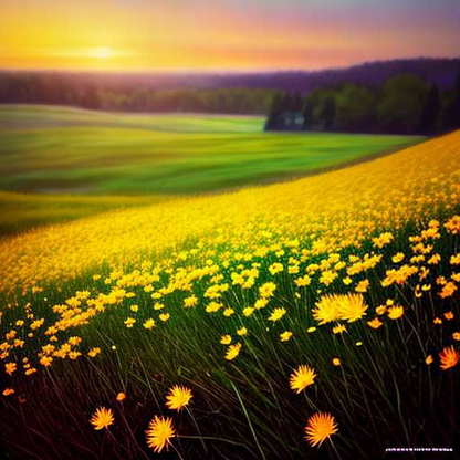 Dandelion Meadow Midjourney Prompt for Stunning Artwork - Socialdraft