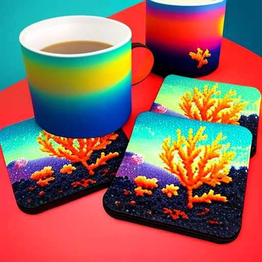 Coral Reef Coaster Midjourney Prompt - Create Your Own Stunning Coasters - Socialdraft