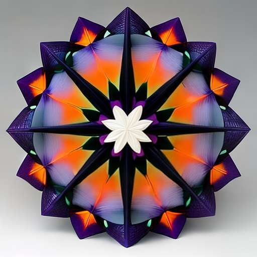 Kaleidoscope Kusudama: DIY Origami Midjourney Prompt - Socialdraft