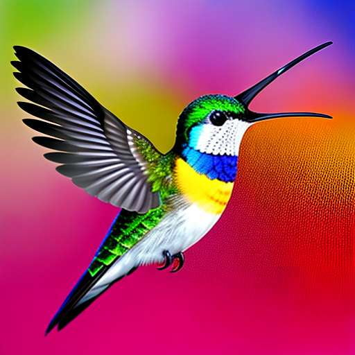 Hummingbird Portrait Midjourney Prompt - Intricate and Beautifully Detailed - Socialdraft