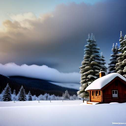 Winter Wonderland Midjourney Prompt - Create Your Dream Getaway Image - Socialdraft