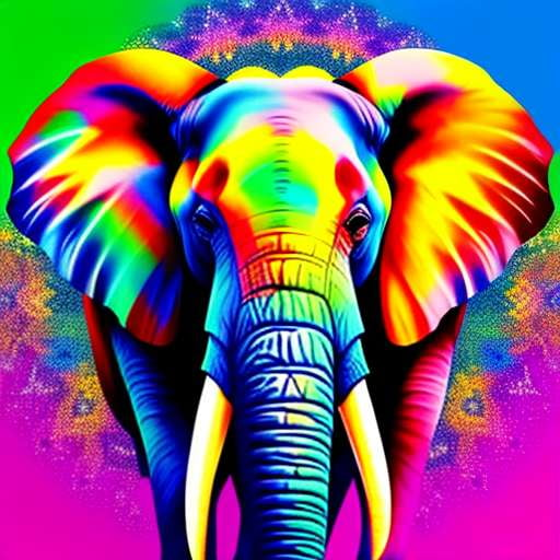 Mandala Elephant Art Prompts for MidJourney Image Generation - Socialdraft