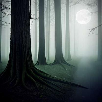 Spooky Halloween Night Midjourney Image Prompt - Socialdraft
