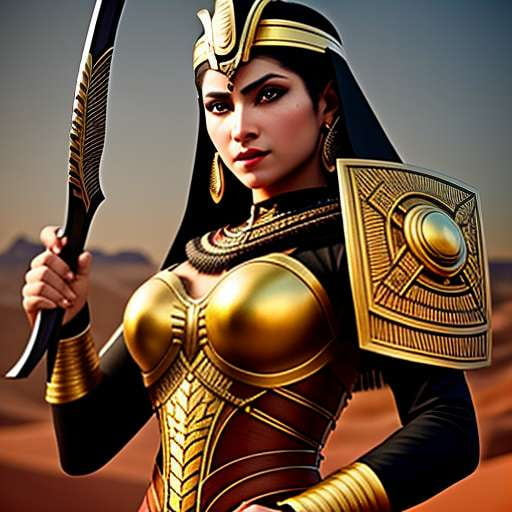 Egyptian Huntress Midjourney Prompts - Create Your Own Mythical Masterpiece - Socialdraft