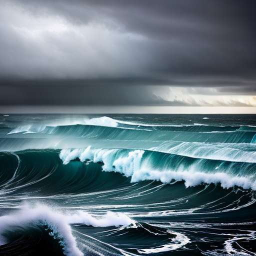 Midjourney Ocean Storm: Customizable Text-to-Image Prompt - Socialdraft