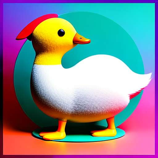 Fuzzy Duck in Bed Midjourney Prompt for Whimsical Art Creation - Socialdraft