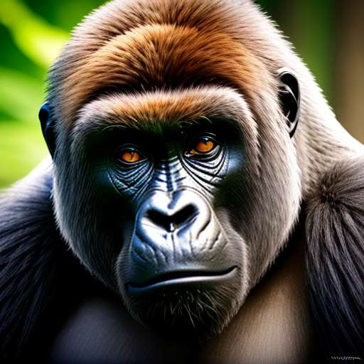 Mandala Gorilla Forest Midjourney Prompt - Customizable Text-to-Image Art - Socialdraft