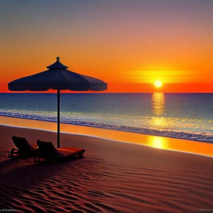 Beach Sunset Midjourney Prompt: Create Your Own Stunning Coastal Scene - Socialdraft