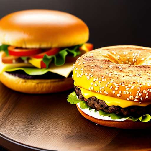 Beer Cheese Pretzel Bun Burger - Midjourney Prompt for Delicious Homemade Creations - Socialdraft