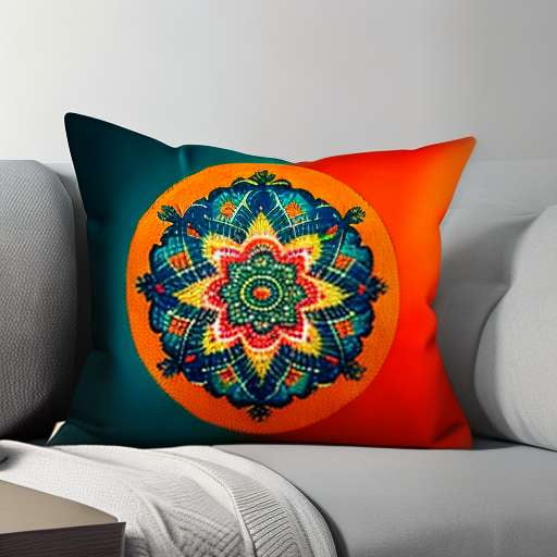 Mandala Pillow Midjourney Prompt: Text-to-Image Art Generator - Socialdraft