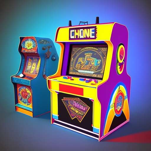 Vintage 3D Arcade Machine Midjourney Prompts - Socialdraft