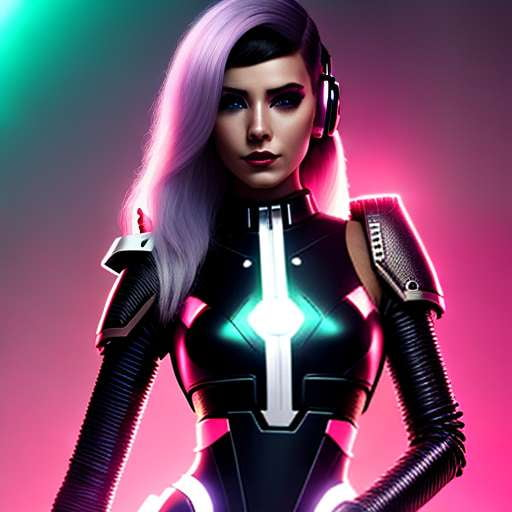 Cyborg Fashionista: Custom Midjourney Prompt for Unique Cyberpunk Art - Socialdraft