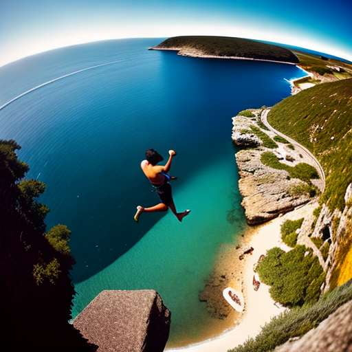 Cliff Diver Midjourney Challenge: Create Your Own Thrilling Jump - Socialdraft