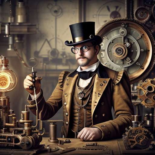 Steampunk Engineers Midjourney Prompt: Create Your Own Industrial Steam-Powered World - Socialdraft