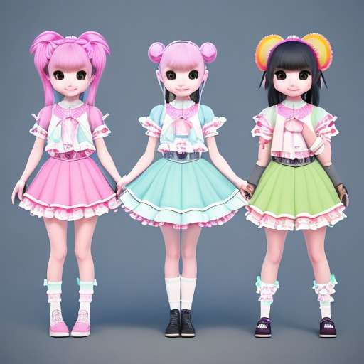 Midjourney Prompt: Create Your Own Mini Anime Girls - Socialdraft