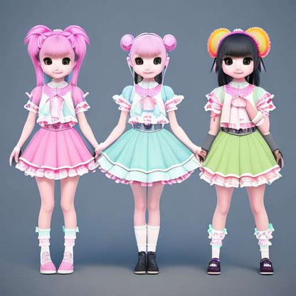 Midjourney Prompt: Create Your Own Mini Anime Girls - Socialdraft