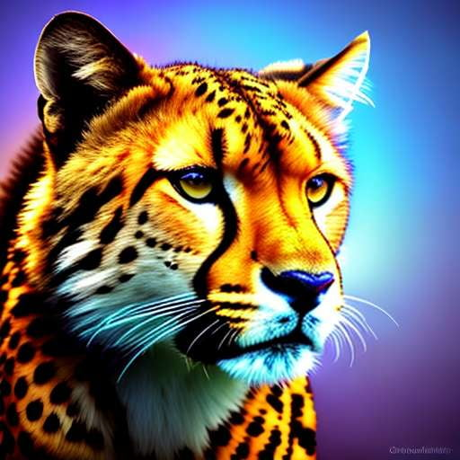 "Customizable Cheetah Mandala Night Sky Midjourney Prompt" - Socialdraft