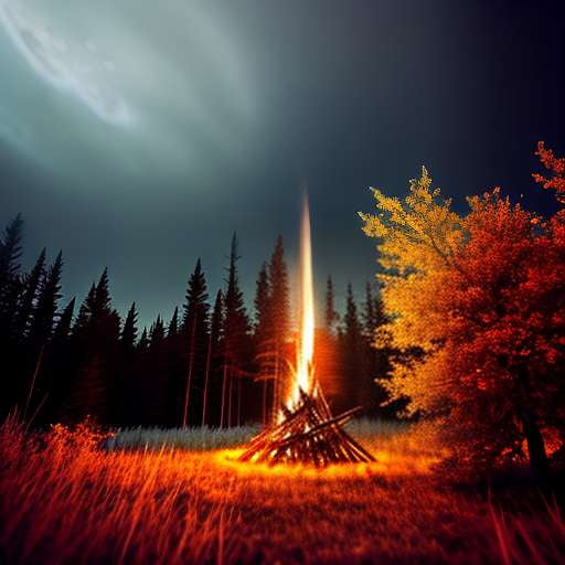 Stunning Supernova Campfire Midjourney Prompt for Custom Image Generation - Socialdraft