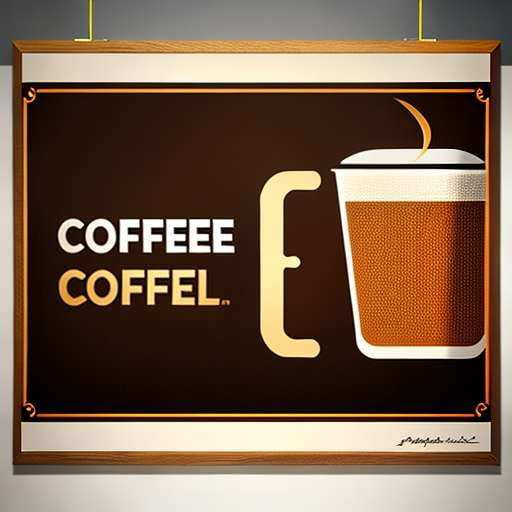 Customizable Coffee Shop A-Frame Sign Midjourney Prompt - Socialdraft